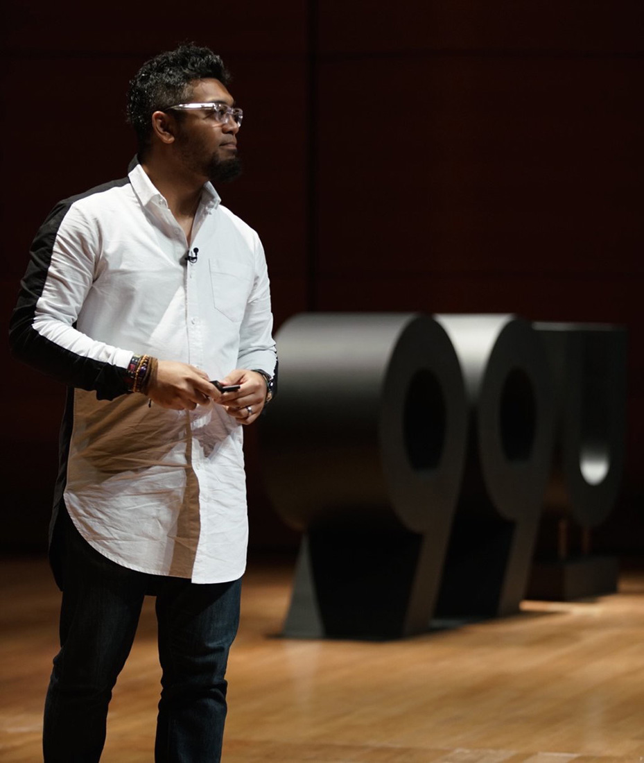 Dan Mall, speaking at 99U in 2016